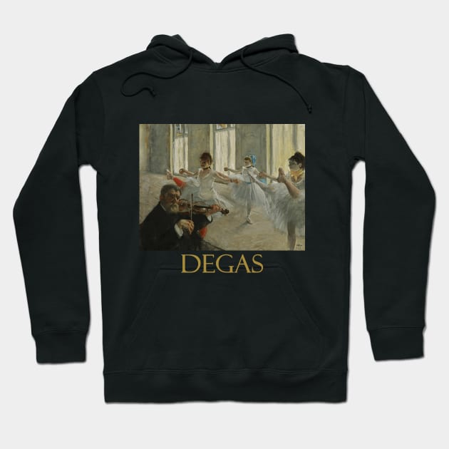 Rehearsal by Edgar Degas Hoodie by Naves